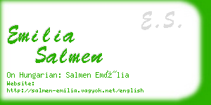 emilia salmen business card